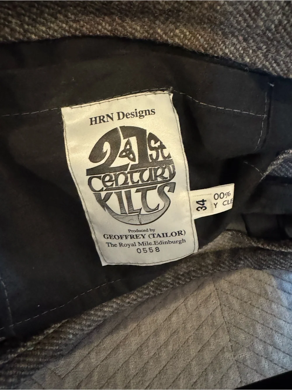 Men’s Kilt by 21st Century Kilts (world famous Scottish kilt maker)